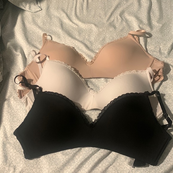 Laura Ashley Other - Laura Ashley wireless T-Shirt bras 3 pack